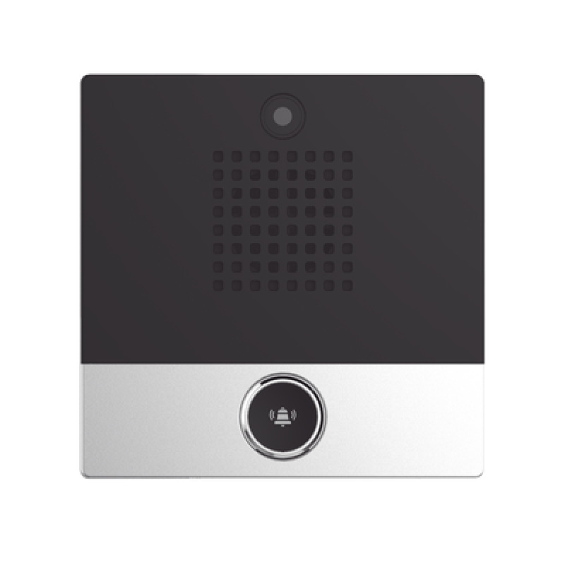 Mini video Intercomunicador para hotelería y hospitales con diseño elegante PoE cámara 1Mpx 1 botón 1 relevador integrado de salida y entrada image 3