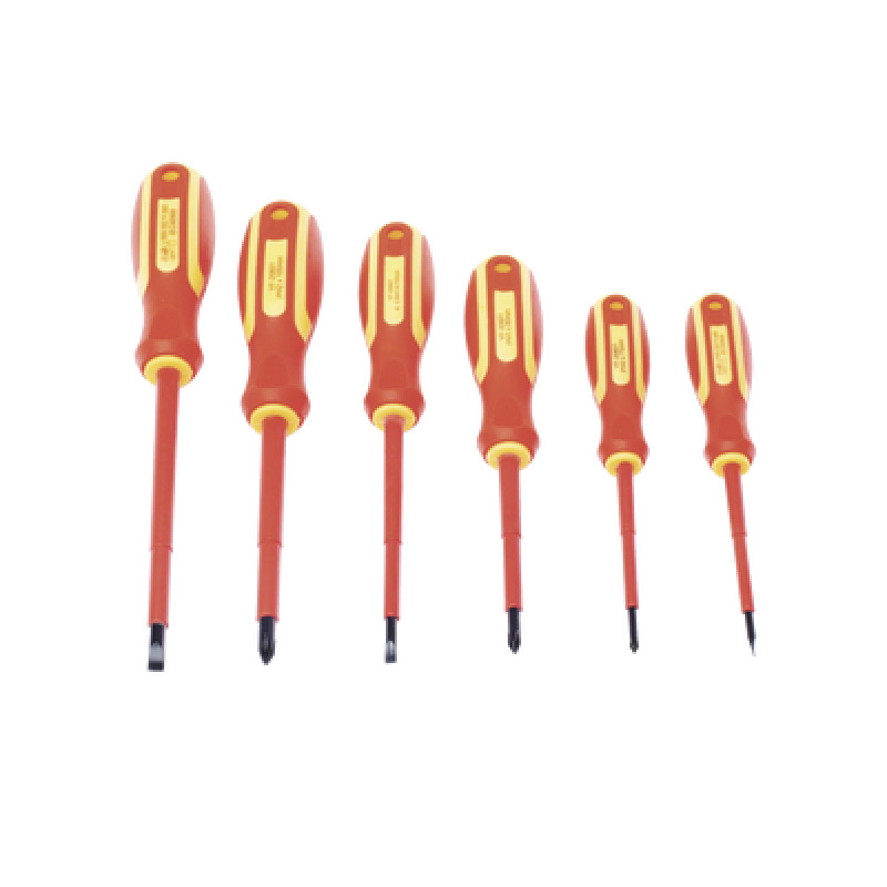 Juego de 6 desarmadores Aislados Bicolor 1000v image 3
