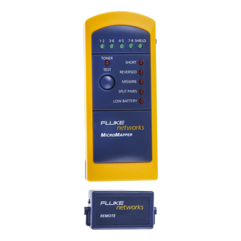 Probador de Mapa de Cableado MicroMapper para Verificar Rápida y Fácilmente la Integridad del Cableado de Par trenzado de Ethernet image 3