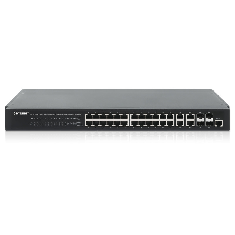 Switch PoE Intellinet WebAdmin Gigabit 24 puertos Power over Ethernet (PoE+/PoE) image 6
