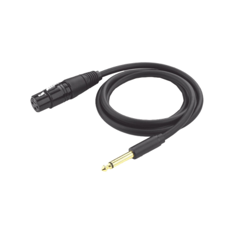 Cable para Micrófono Plug 635 mm 1/4 Inch Macho a XLR Canon Hembra / Núcleo de Cobre / 5 Metros / Alta Calidad / Color Negro image 3