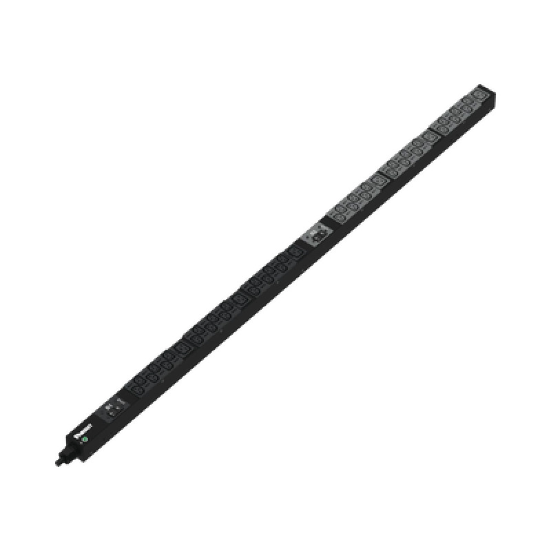PDU Básico para Distribución de Energía Enchufe de Entrada NEMA L630P Con 36 Contactos C13 y 6 C19 de Instalación Vertical 30 Amp 208 Vca