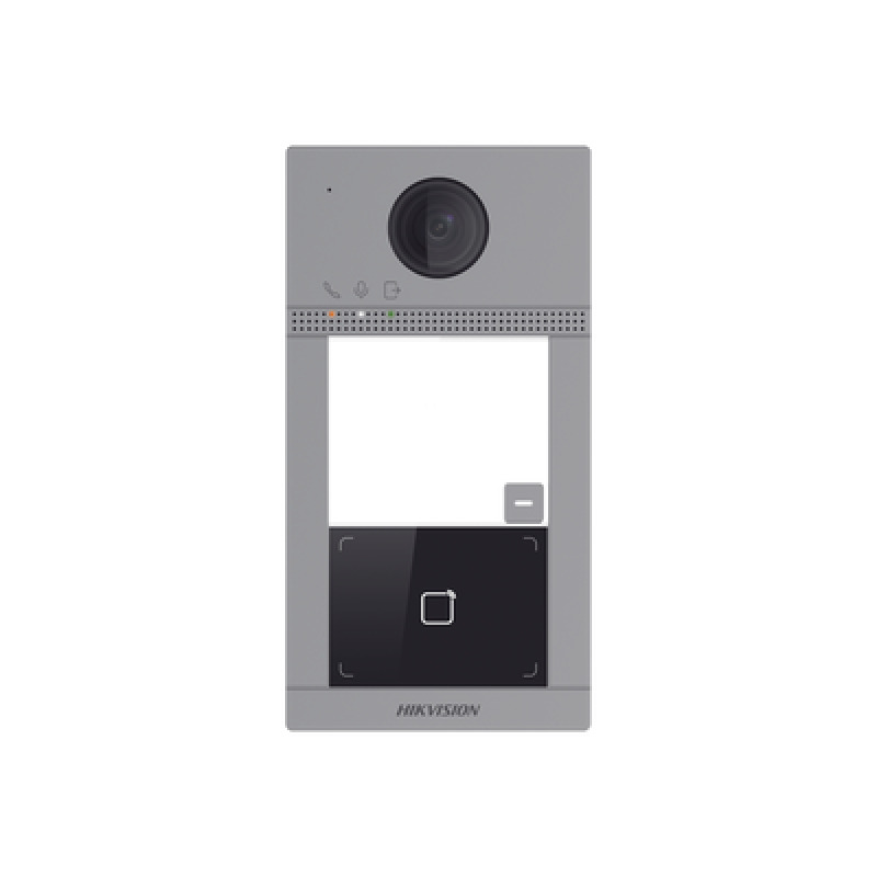 Videoportero IP 2 Megapixel / Llamada y Apertura Remota desde App HikConnect / PoE / Exterior IP65  Antivandalico IK08 / 1 Departamento / Apertura con Tarjeta / Soporta 2 Puertas y hasta 6 Monitores image 2