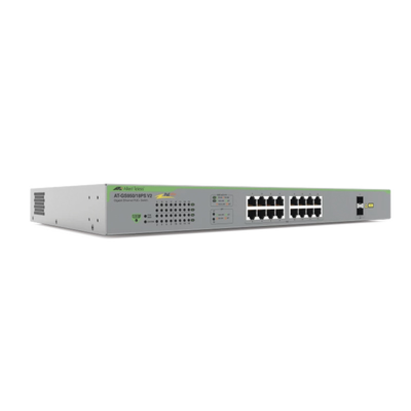 Switch PoE Gigabit WebSmart de 16 puertos 10/100/1000 Mbps 2 x Combo  2 puertos gigabit SFP Combo 185 W image 2