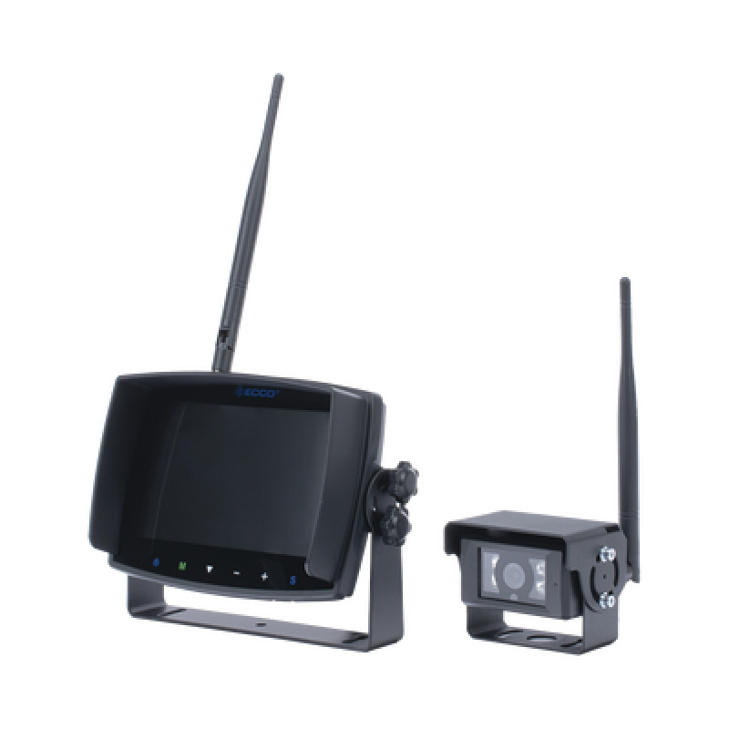 Sistema inalámbrico de reversa con cámara infrarroja y monitor de 7" táctil image 2