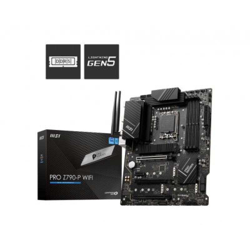 MOTHERBOARD MSI (PRO Z790-P WIFI)SOCKET 1700,4*DDR5 5333,HDMI,DP,4*M.2,ATX image 2
