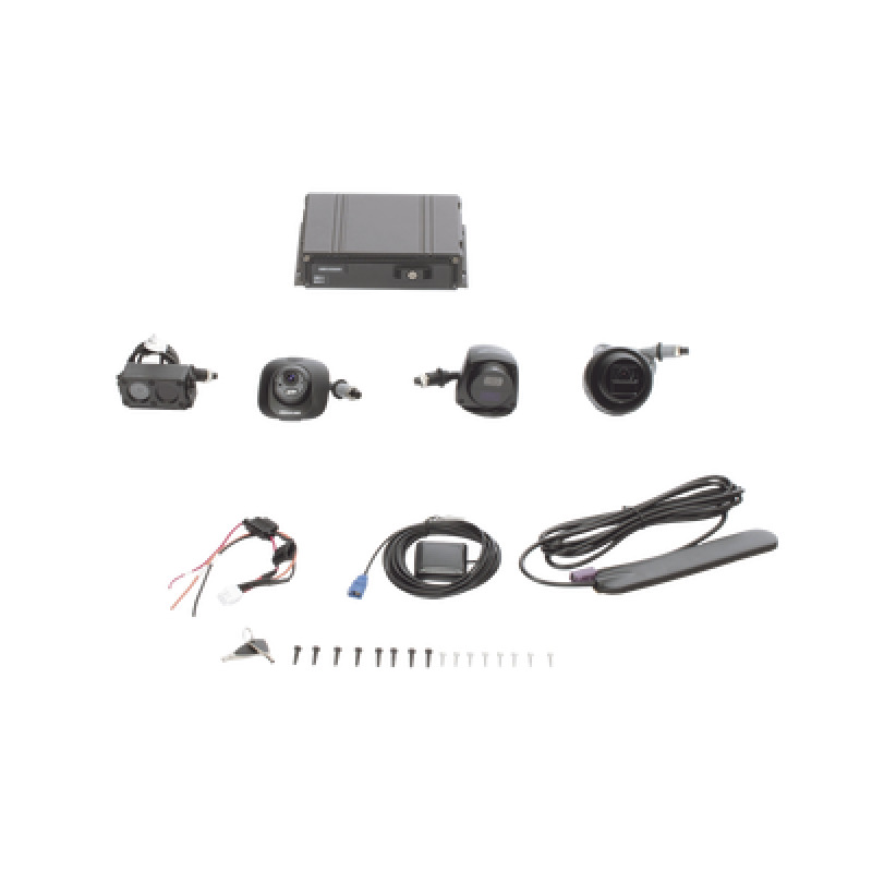 Kit DVR Móvil 1080P / Incluye 4 Cámaras TURBOHD 1080P / Modulo 4G y GPS / Soporta Memoria SD / Visualización por HikConnect Teams image 2