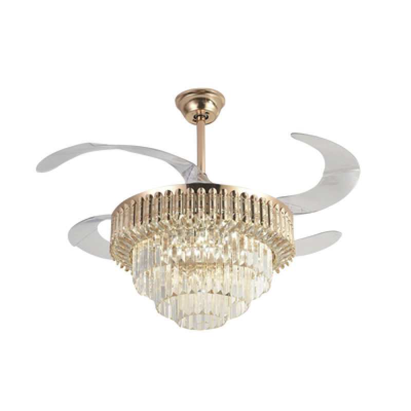 Ventilador de Techo con Luminario LED de  110 V CA 50/60 Hz /  88 W /4500 Lm / 6500  4 000  2 700 K /3 Tonos de Luz / 1075 mm / 6 Velocidades /No Dimeable image 2