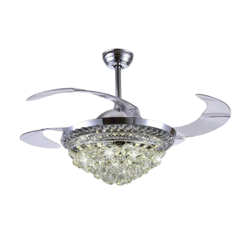 Ventilador de Techo con Luminario LED de  110 V CA 50/60 Hz /  88 W /4500 Lm / 6500  4 000  2 700 K /3 Tonos de Luz / 1075 mm / 6 Velocidades /No Dimeable