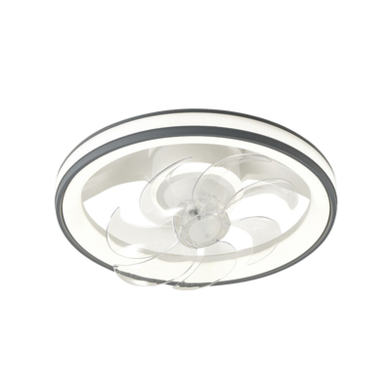 Ventilador de Techo con Luminario LED de  110 V CA 50/60 Hz /  88 W /4500 Lm / 6500  4 000  2 700 K /3 Tonos de Luz / 500 mm / 6 Velocidades / Dimeable