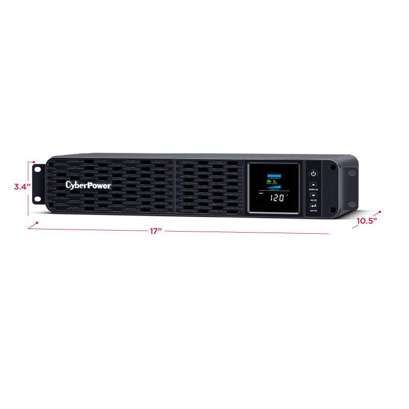 UPS de 1500 VA/1000 W Topología Línea Interactiva Entrada 120 Vca NEMA 515P Onda Senoidal Pura Torre o Rack 2 UR Con 8 Tomas NEMA 515R image 7