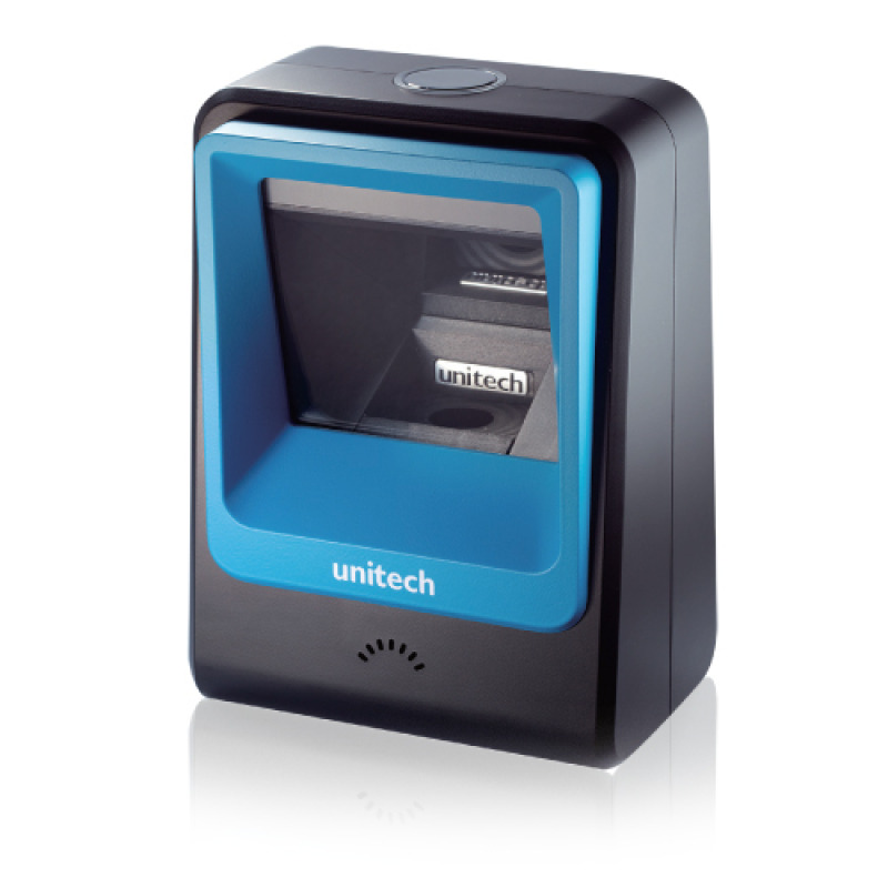 Lector Unitech fijo 2D Negro/Azul presentacion TS100, cable USB