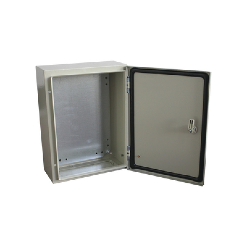 Gabinete de Acero IP66 Uso en Intemperie 300 x 400 x 200 mm con Placa Trasera Interior de Metal y Compuerta Inferior Atornillable Incluye Chapa y Llave T image 4