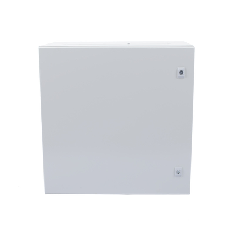 Gabinete de Acero IP66 Uso en Intemperie 600 x 600 x 300 mm con Placa Trasera Interior Metálica y Compuerta Inferior Atornillable Incluye Chapa y Llave T image 4