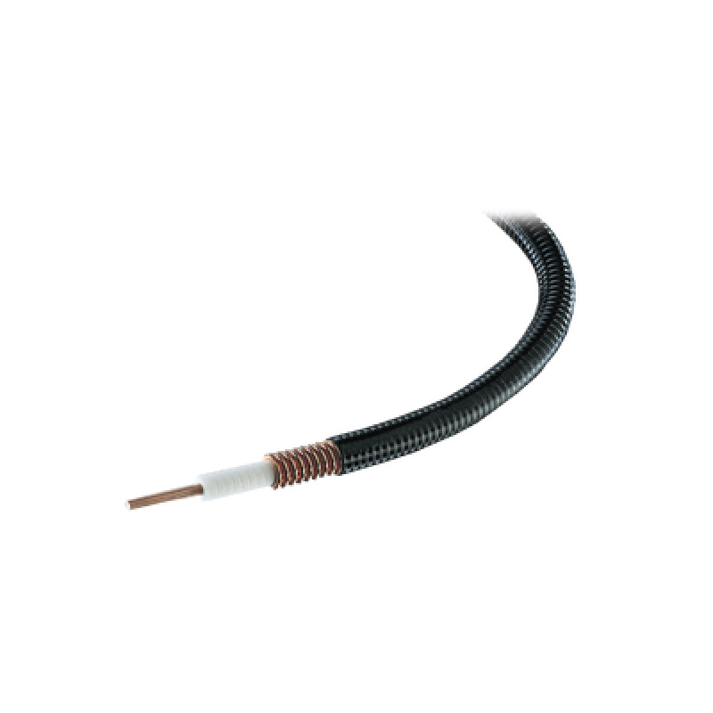 Cable coaxial HELIAX Superflexible de 1/2 cobre corrugado blindado 50 Ohms