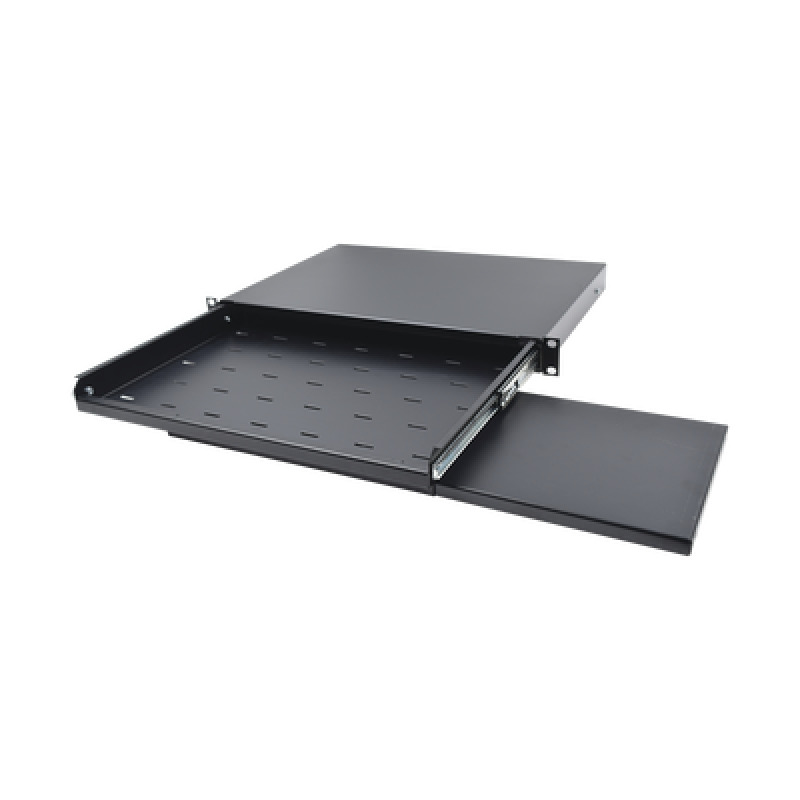 Charola Abatible para Teclado y Ratón con Rack de 19 1UR