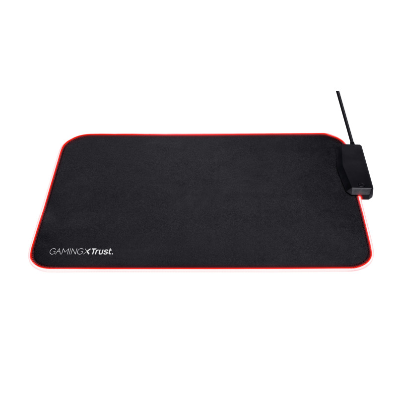 MOUSE PAD TRUST GXT (23646) 765 GLIDE FLEX RGB, BORDES CON ILUMINACION RGB, 4 USB+D66