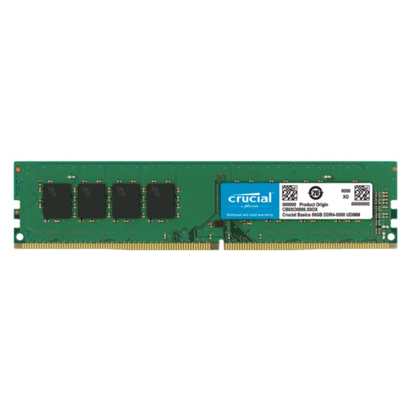 MEMORIA DIMM DDR4 CRUCIAL BASICS (CB16GU3200) 16GB 3200MHZ, CL22