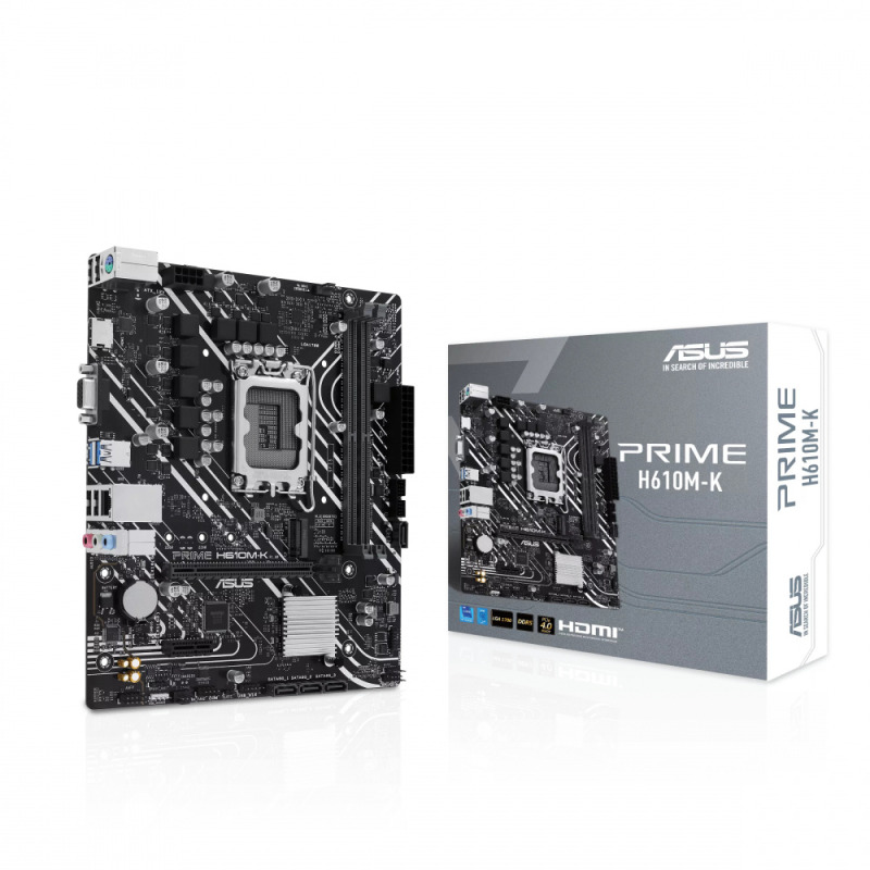 MOTHERBOARD ASUS (PRIME H610M-K) SOCKET 1700 12A,2*DDR5,HDMI,VGA,PCIE-4.0,MICRO ATX image 12