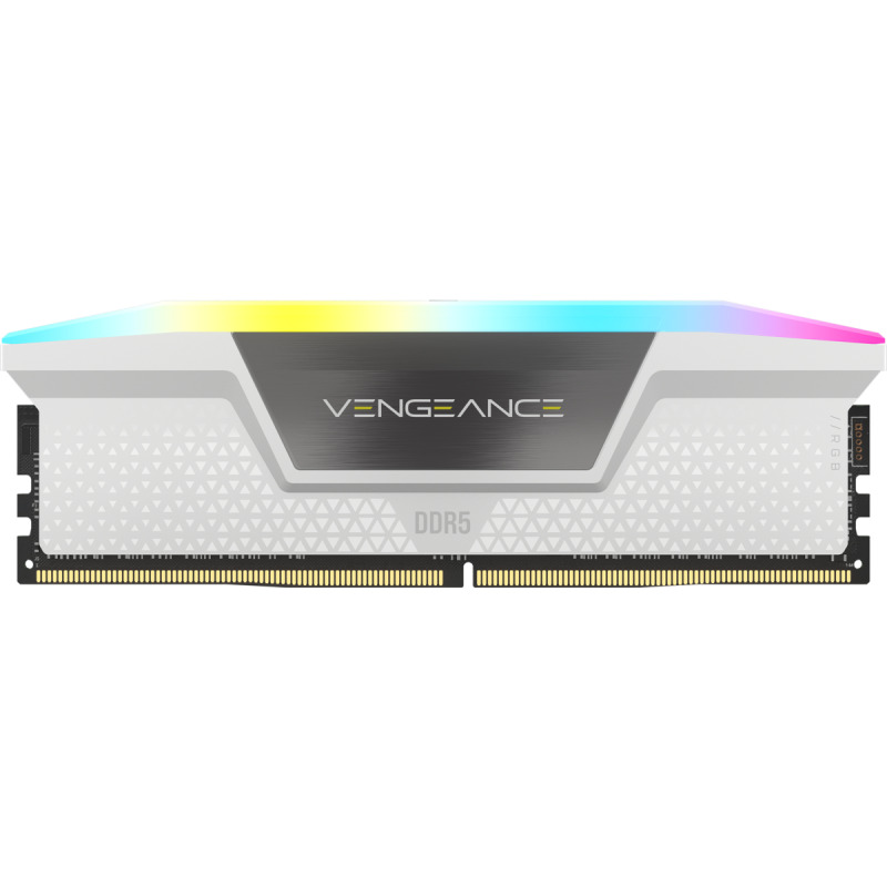 MEMORIA RAM CORSAIR DDR5 UDIMM  VENGEANCE RGB  64GB (2 X 32GB) 5200 MHZ C40  WHITE image 2