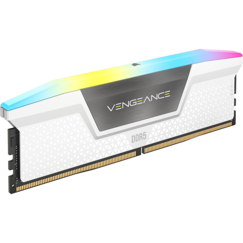 MEMORIA RAM CORSAIR DDR5 UDIMM  VENGEANCE RGB  64GB (2 X 32GB) 5200 MHZ C40  WHITE image 3
