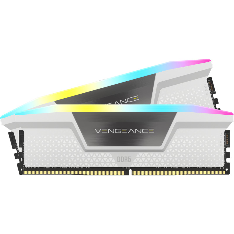 MEMORIA RAM CORSAIR DDR5 UDIMM  VENGEANCE RGB  64GB (2 X 32GB) 5200 MHZ C40  WHITE image 5