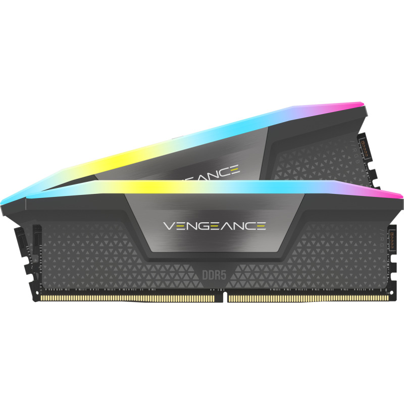 MEMORIA DIMM DDR5 CORSAIR (CMH32GX5M2B5600Z36K) 32GB (2X16GB) 5600MHZ VENGEANCE RGB AMD EXPO image 2