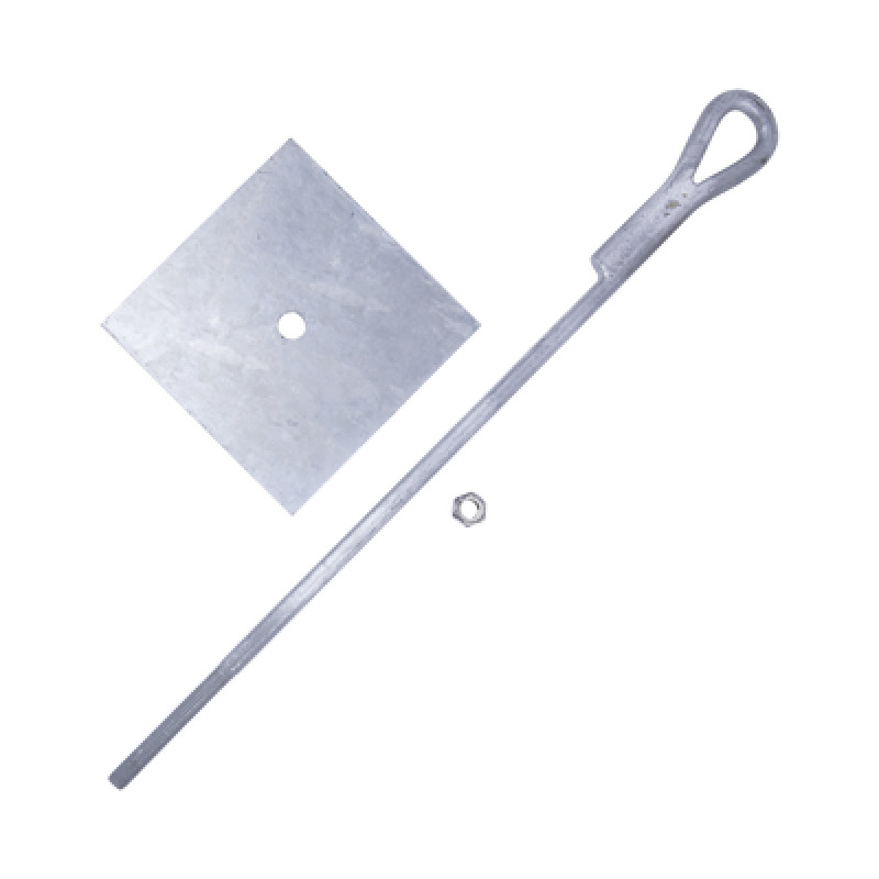 Ancla para Retenida para Muro con Ojo de Llave Galvanizado por Inmersión en Caliente Requiere Placa Igualadora image 3