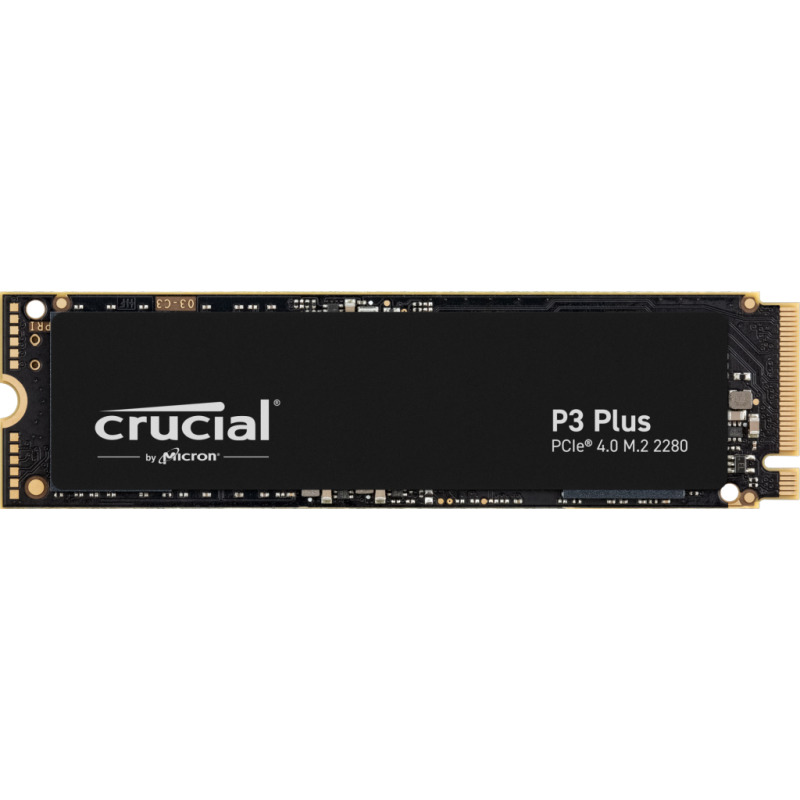 UNIDAD SSD M.2 CRUCIAL 1TB (CT1000P3PSSD8) P3 PLUS, PCIE 4.0, NVME, 3D NAND, 2280