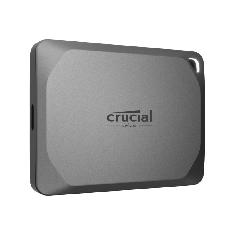 UNIDAD SSD PORTABLE CRUCIAL 2TB (CT2000X9PROSSD9) X9, USB 3.2, USB-C, GRIS