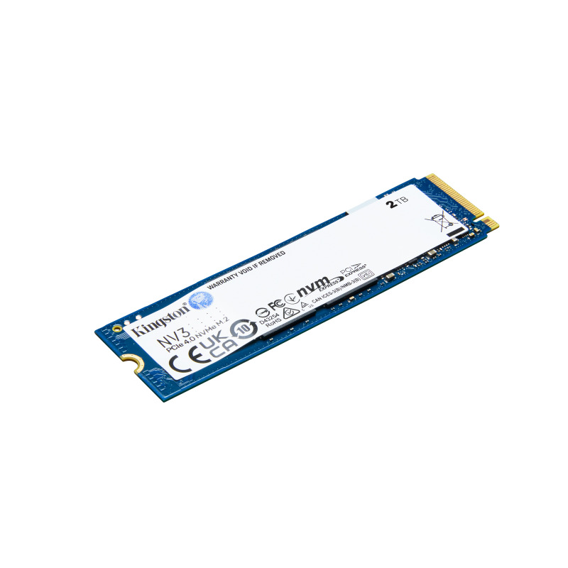 UNIDAD DE ESTADO SOLIDO KINGSTON INTERNO SNV3S NV3 2TB M.2 2280 NVME PCIE GEN 4X4 LECT.6000/ESCRIT.5000 MB/S PC/LAPTOP/MINI PC (SNV3S/2000G)