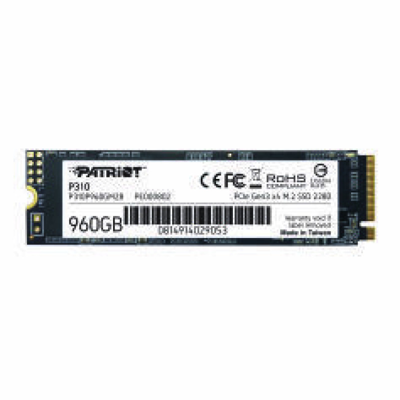 UNIDAD SSD M.2 PATRIOT 960GB (P310P960GM28) P310, NVME, 2280
