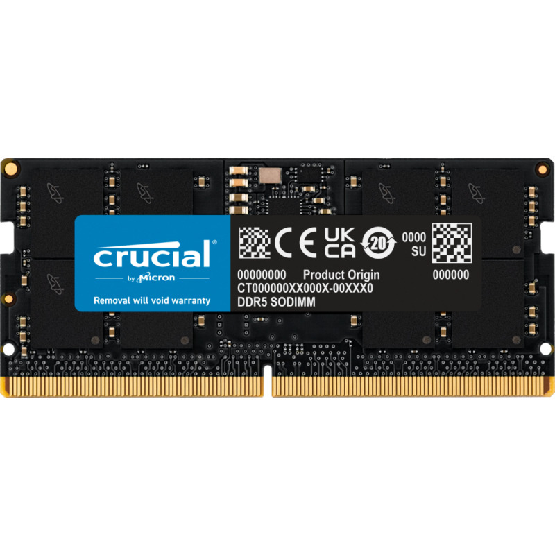 MEMORIA SODIMM DDR5 CRUCIAL (CT16G56C46S5) 16GB 5600MHZ, CL46