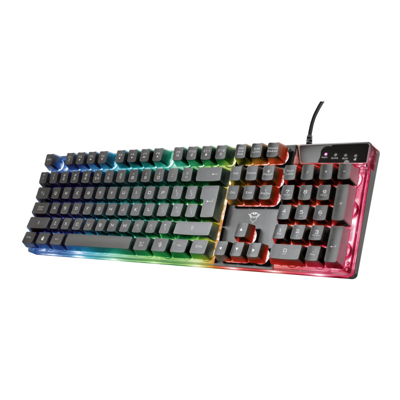 TECLADO TRUST GXT (23823) 835 AZOR ILLUMINATED GAMING KEYBOARD ESPAÑOL