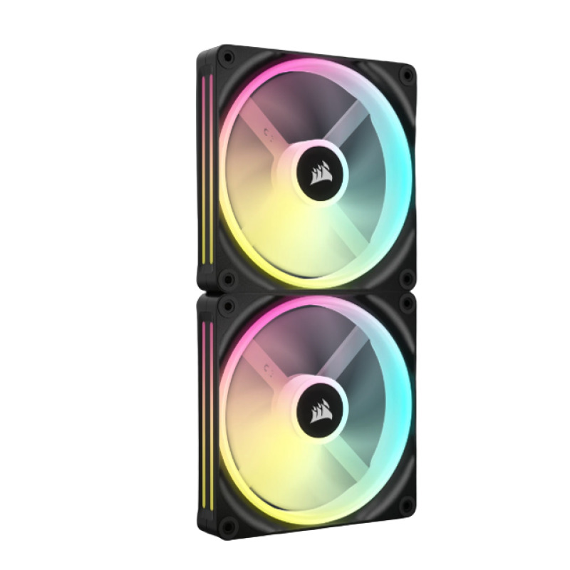 VENTILADOR GABINETE CORSAIR (CO-9051004-WW) ICUE LINK QX140 RGB,2 FAN,140MM,DOMO MAGNETICO,NEGRO image 9