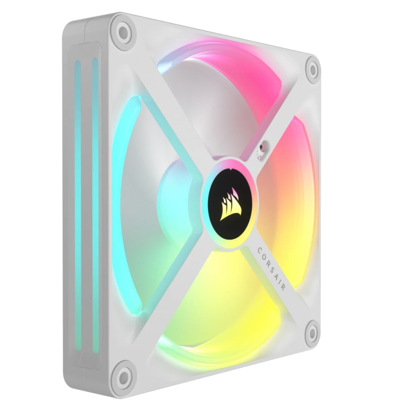 VENTILADOR GABINETE CORSAIR (CO-9051008-WW) ICUE LINK QX140 RGB,2 FAN,140MM,DOMO MAGNETICO,BLANCO image 6