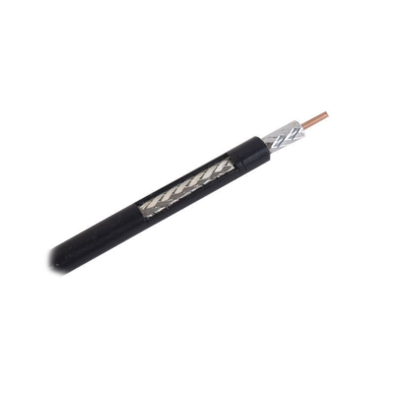 Metro de Cable Coaxial RG8/X LMR240 de Baja Pérdida 50 Ohms