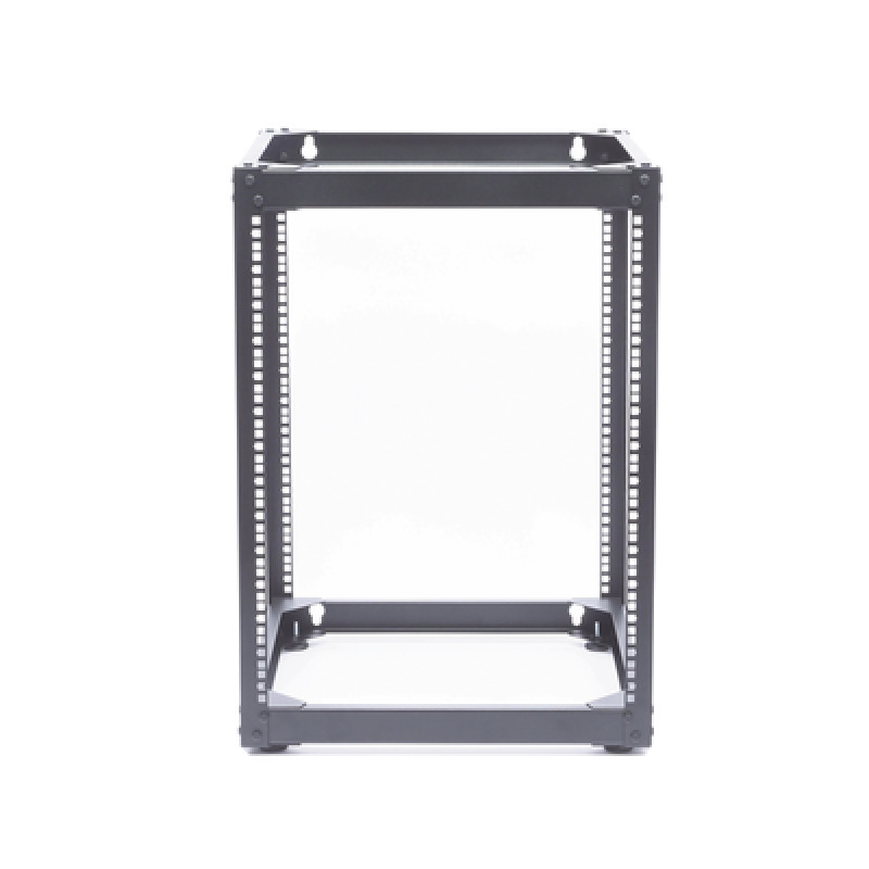 Rack Abierto de 4 Postes Instalación Pared o Piso de 14 Unidades Ideal para Equipo de Audio image 4