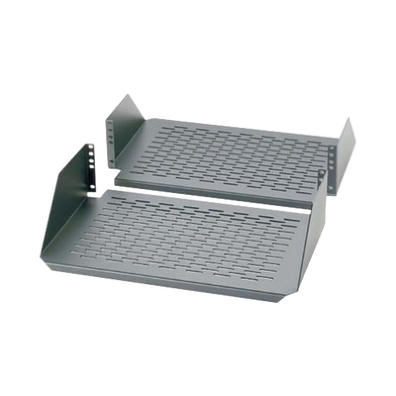 Charola Para Soportar Equipos en Rack de 19in Ventilada Frontal y Posterior Capacidad de 136 Kg 3UR image 4