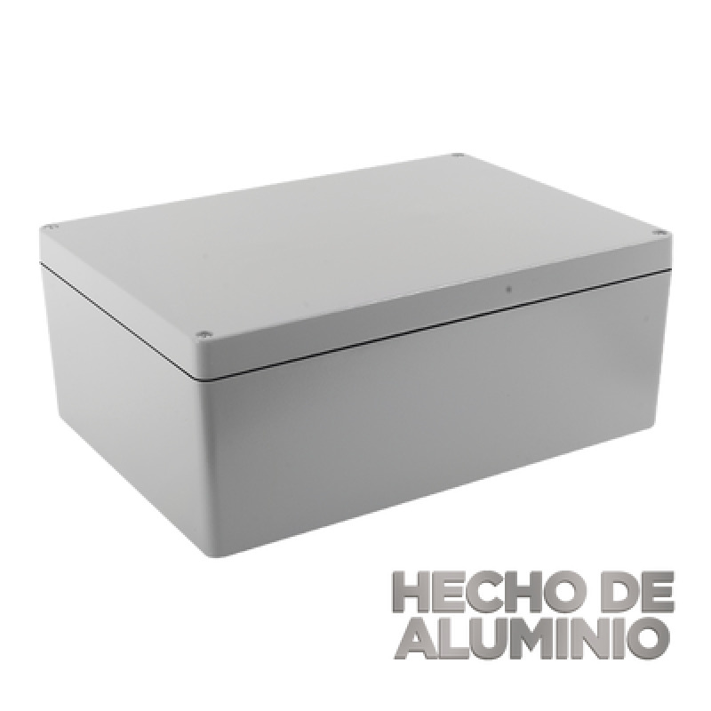 Gabinete de Aluminio para Exterior IP66 de 390 x 280 x 158 mm con Rápida Disipación de Calor Cierre por Tornillos con Bisagra image 2