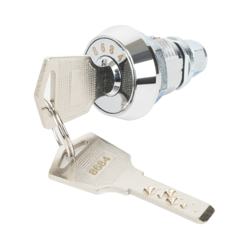 Chapa de Cañon Chico para Gabinete Metálico Llave única image 3