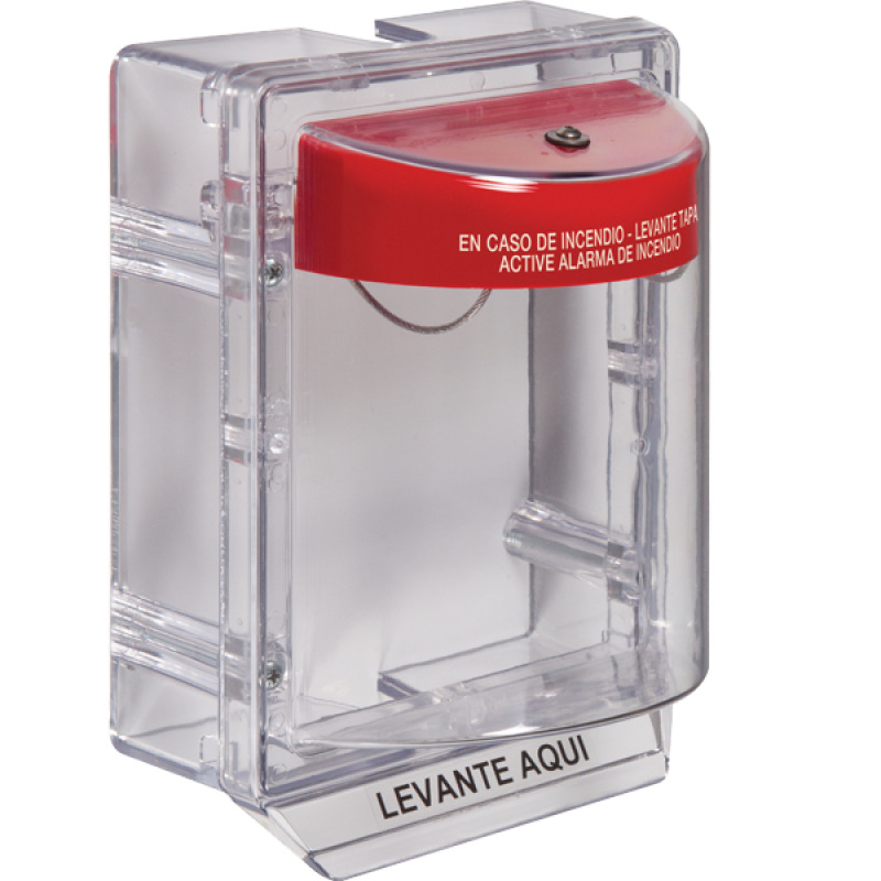 Cubierta Protectora Serie Stopper II De Policarbonato Con Bocina Espaciador Transparente Etiqueta en Español image 5