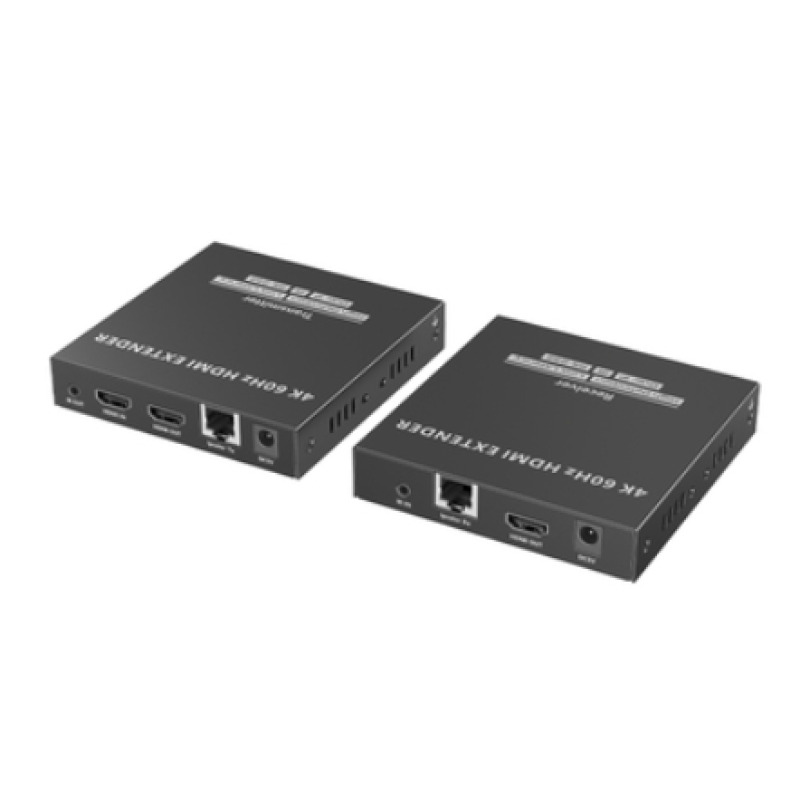 Kit Extensor HDMI para distancias de 120 metros | Soporta resolución 4K 60Hz | Cat 6 6a y 7 | Salida Loop en el Tx para visualización local | Soporta control remoto del equi image 4