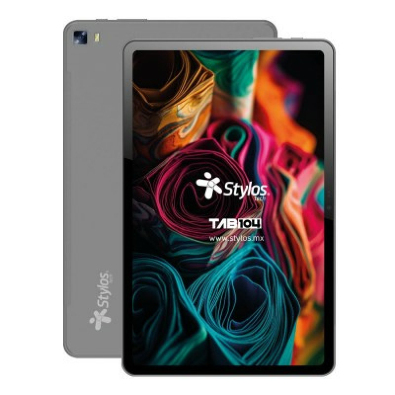 TABLET 10.4" STYLOS (STTA1041G) RAM4/128GB, ANDROID 13, CAM 5/13MP, 7000MAH, USB-C, FUNDA TPU, GRIS