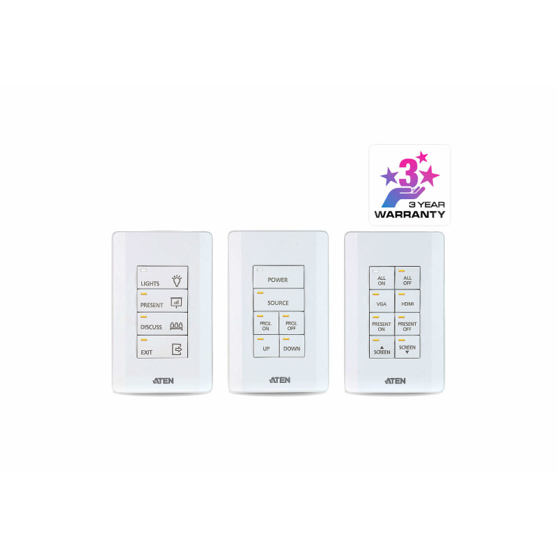 Sistema de control ATEN  Teclado de 8 botones EE UU 1GANG