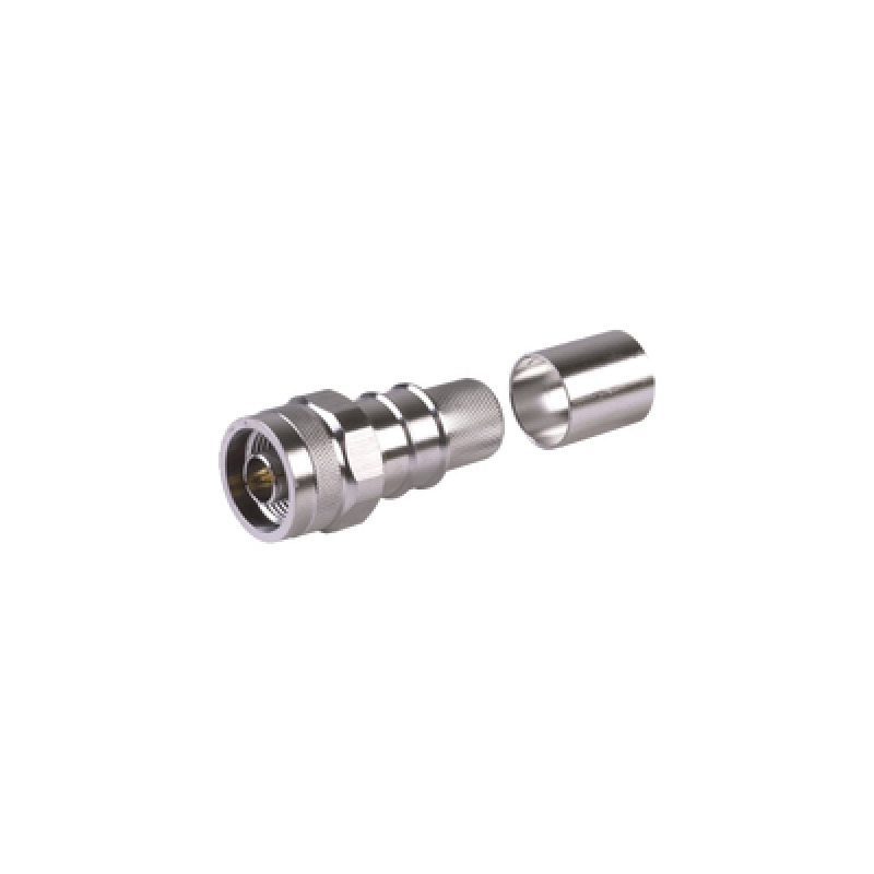Conector N Macho Plegable con Pin Cautivo para cable LMR600