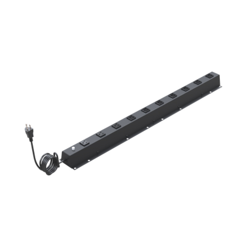 PDU Vertical de 10 Contactos NEMA 515R Volt Ent/Sal 120Vca/15A compatible con Racks EIRL y EIQR