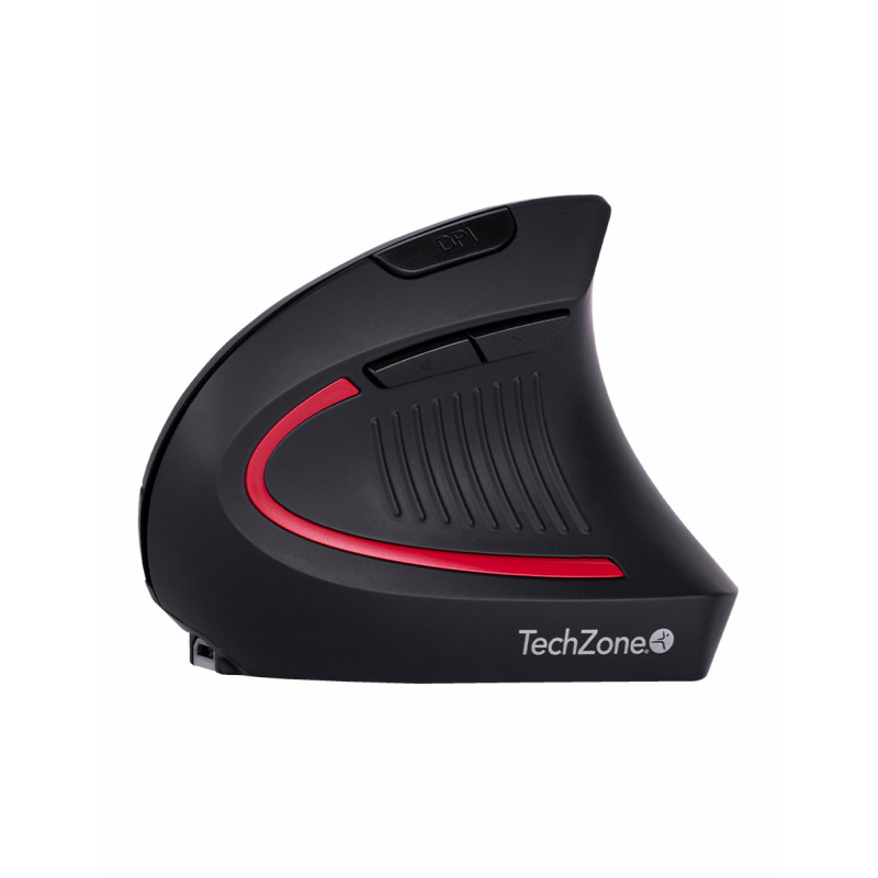 MOUSE TECHZONE TZMOUINA-06 INALAMBRICO RECARGABLE ERGONO 02 VERTICAL 2.4GHZ HASTA 1600 DPI image 4