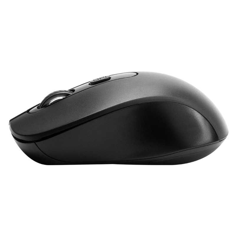 MOUSE ACTECK OPTIMIZE JOY MI215 / INALAMBRICO / RECEPOR USB / 3 BOTONES + SCROLL / 1600 DPI / WIN - LINUX - MAC OS / NEGRO / AC-933445 image 6