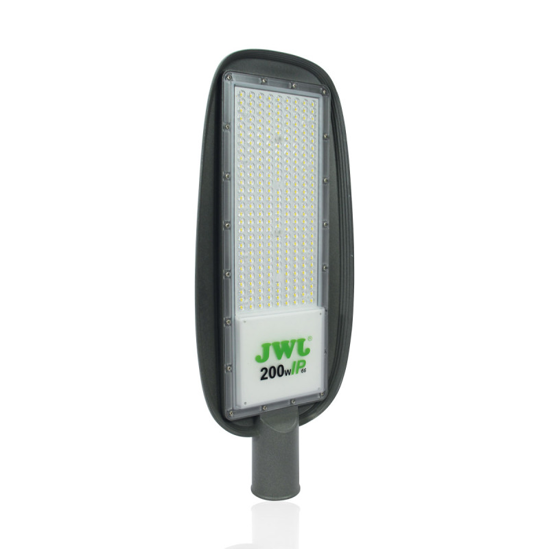 Luminaria LED de 200 W/ 100  265 V CA 50/60 Hz / Fotocelda / Color Blanco/ Dimensiones 600 x 245 x 78 mm / Ángulo de Luz 135